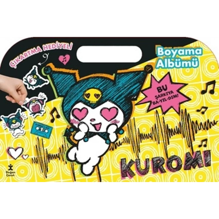 Kuromi -  Çıkartma Hediyeli Boyama Albümü