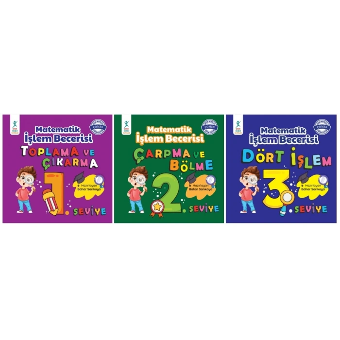 Matematik İşlem Becerisi Seti (3 Kitap)