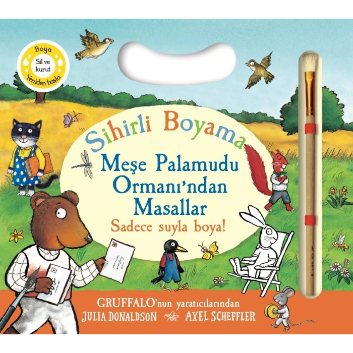 Meşe Palamudu Ormanından Masallar - Sihirli Boyama - Ciltli