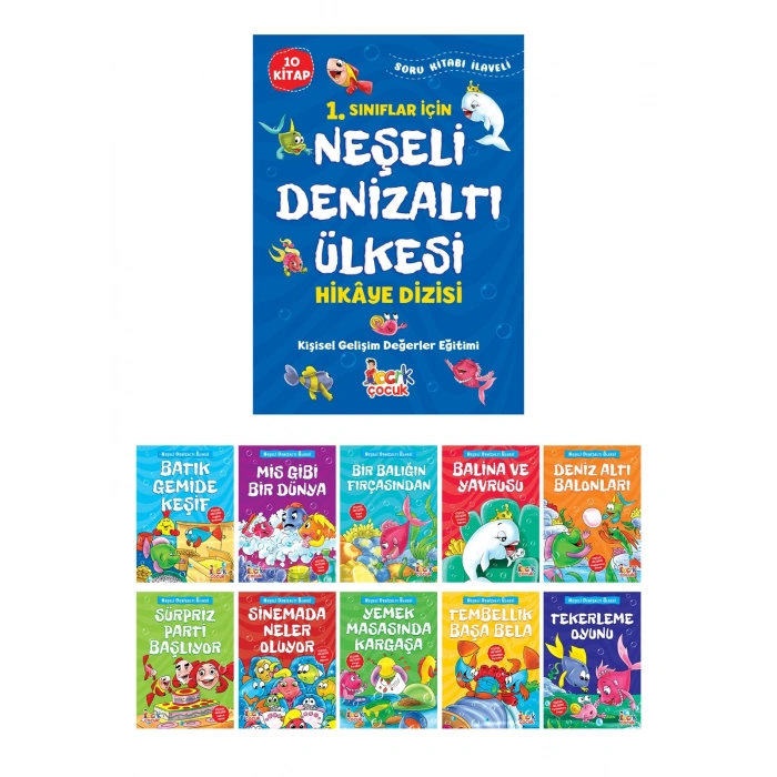 Neşeli Denizaltı Ülkesi (10 Kitap)