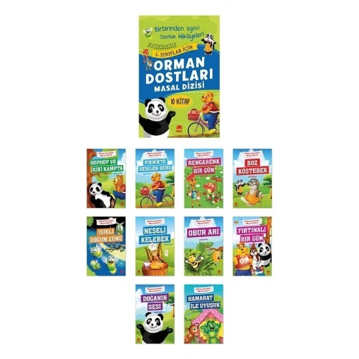 Orman Dostları Masal Dizisi (10 Kitap)