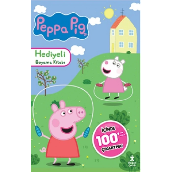 Peppa Pig 100 Çıkartma Hediyeli Boyama Kitabı