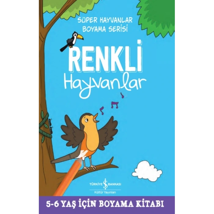 Renkli Hayvanlar - Süper Hayvanlar Boyama Serisi