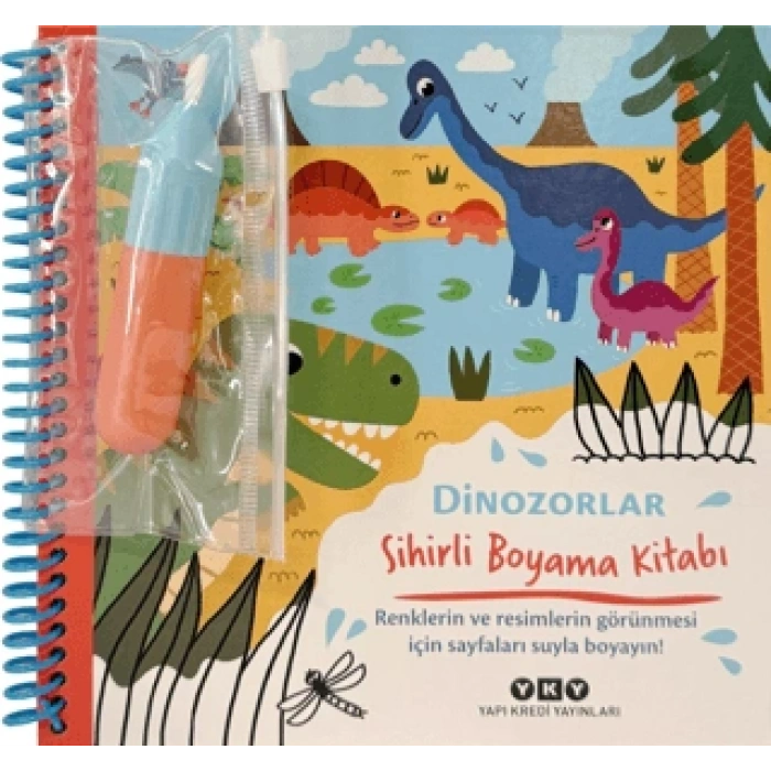Sihirli Boyama Kitabı – Dinozorlar (Ciltli)