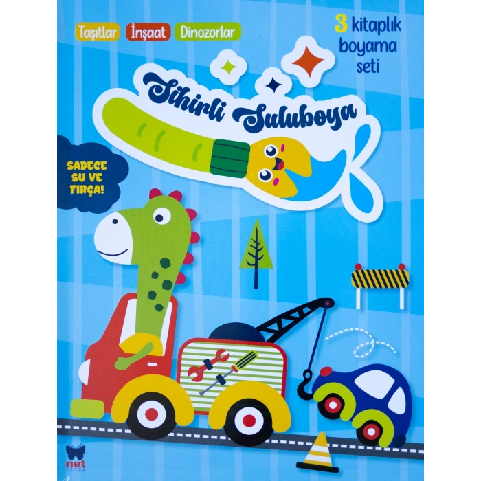 Sihirli Suluboya Seti - Mavi - Ciltli