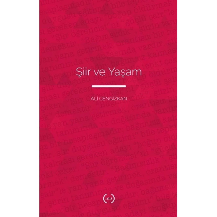 Şiir Ve Yaşam