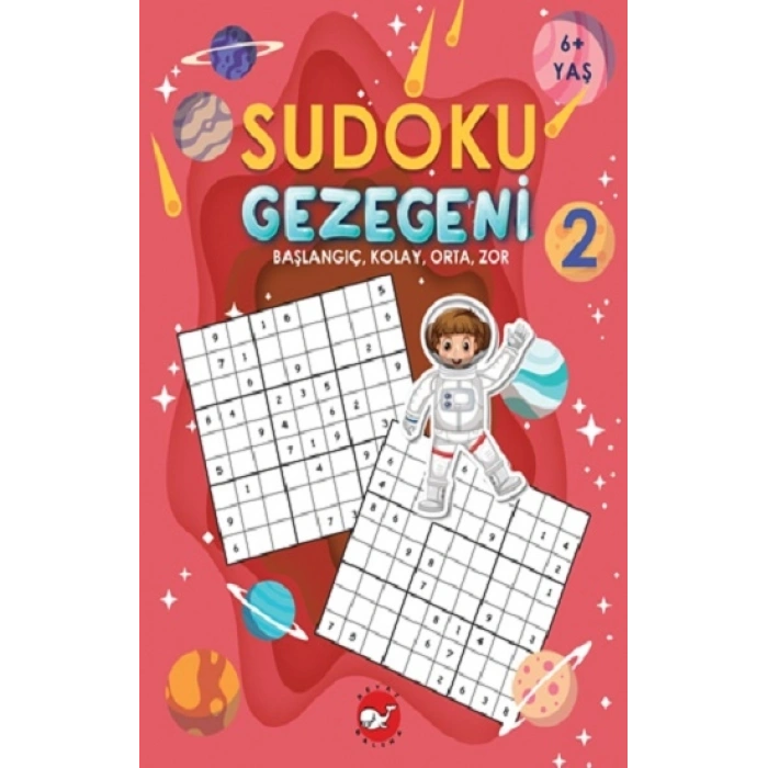 Sudoku Gezegeni 2 Başlangıç, Kolay, Orta, Zor 6+ Yaş