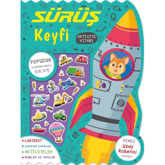 Sürüş Keyfi – Çıkartmalı Aktivite Kitabı