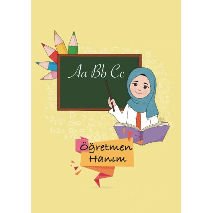Tesettürlü Öğretmen Hanım / Kartpostal