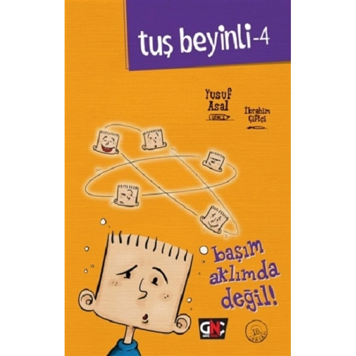 Tuş Beyinli 4 - Başım Aklımda Değil (Ciltli)