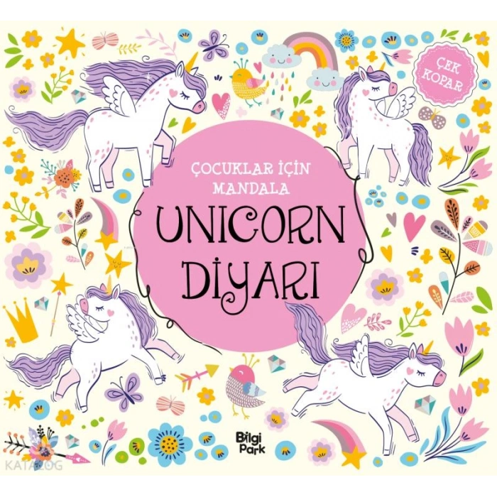 Unicorn Diyarı;Çocuklar İçin Mandala