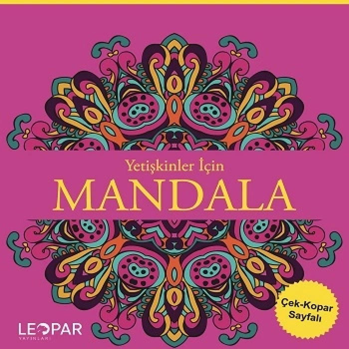 Yetişkinler İçin Mandala - Pembe
