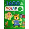 1600 Mozaik Çıkartmalı Boyama Kitabım Yeşil Kitap