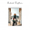 Kadın - Kudüs ve Dua Temalı - A6 Boyutunda - Spiralli - Hediyelik Defter - Çizgili