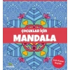 Çocuklar İçin Mandala - Mavi