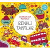 Çocuklar İçin Mandala - Renkli Taşıtlar