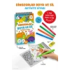Dinozorlar – Boya ve Sil Aktivite Kitabı