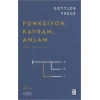 Fonksiyon, Kavram, Anlam