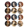 İkonik Tablolar Sticker  (12’li)