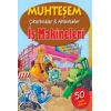 Muhteşem Çıkartmalar Aktiviteler İş Makineleri