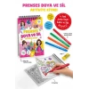 Prenses – Boya ve Sil Aktivite Kitabı / 3 Yaş +