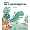 Yavru Dinozor Rex Dişlerini Fırçalıyor