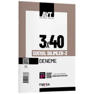 2025 AYT Sosyal Bilimler-2 3x40 Deneme