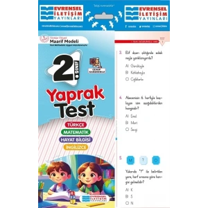 2.Sınıf Maarif Model Tüm Dersler Yaprak Test