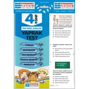 4.Sınıf Tüm Dersler YaprakTestler