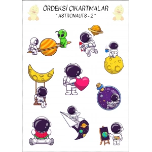 Astronotlar - 2 Çıkartma