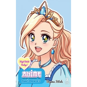 Anime Mavi Prenses Boyama Kitabı