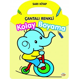 Çantalı Renkli Kolay Boyama - Sarı Kitap