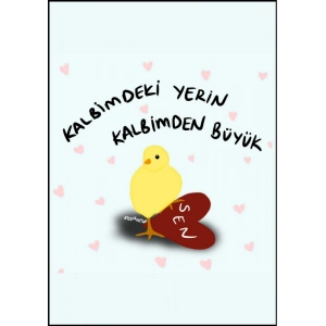 Kalbimdeki Yerin / Kartpostal