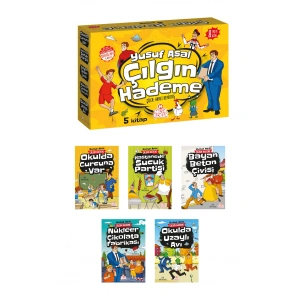 Çılgın Hademe Seti(5 Kitap+Soru Kitapçığı)