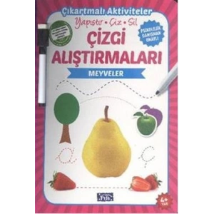 Çizgi Alıştırmaları - Meyveler