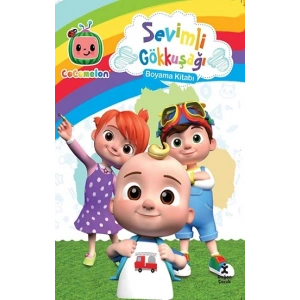 Cocomelon Sevimli Gökkuşağı Boyama Kitabı