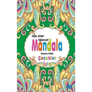Çocuklar İçin Mandala - Yeşil