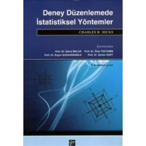 Deney Düzenlemede İstatiksel Yöntemler