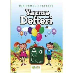 Dik Temel Harfleri Yazma Defteri