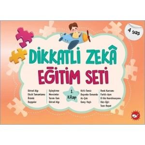 Dikkatli Zeka Eğitim Seti 1. Kitap (4 Yaş)