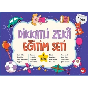 Dikkatli Zeka Eğitim Seti 1. Kitap (5 Yaş)