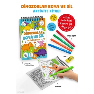 Dinozorlar – Boya ve Sil Aktivite Kitabı
