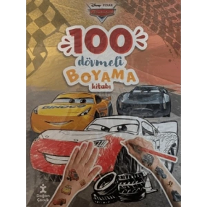 Disney Arabalar - 100 Dövmeli Boyama Kitabı
