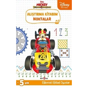 Disney Eğitsel Mickey ve Çılgın Yarışçılar Alıştırma Kitabım Noktalar