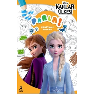 Disney Karlar Ülkesi Parla Çıkartmalı Boyama Kitabı