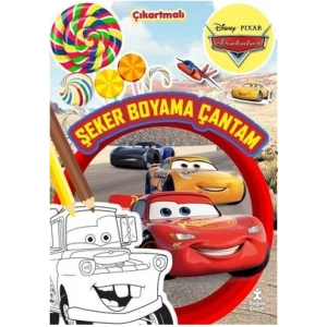Disney Pixar Arabalar - Şeker Boyama Çantam - Çıkartmalı
