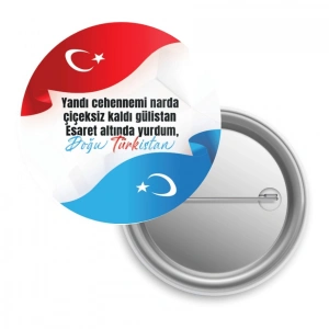Doğu Türkistan - 1 / Rozet