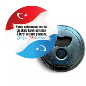 Doğu Türkistan - 5 / Magnet / 58 mm