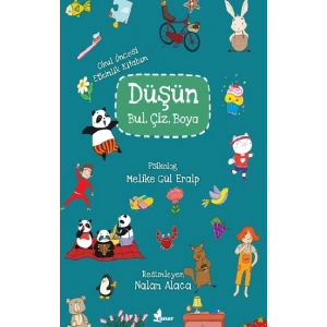 Düşün, Bul, Çiz, Boya (Okul Öncesi Etkinlik Kitabım)
