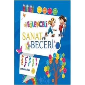 Eğlenceli Sanat ve Beceri Lacivert Kitap (5 Yaş)